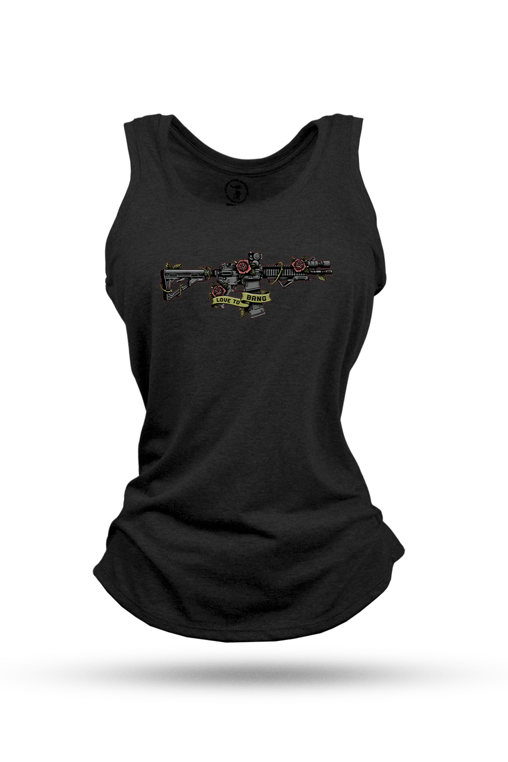 Women's Racerback Tank - Love to Bang