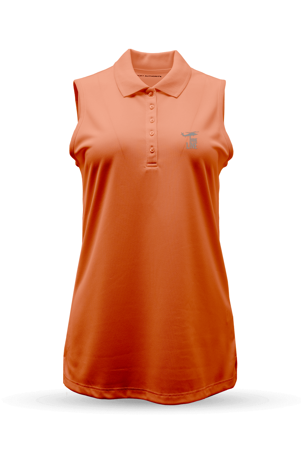 Silicone Dropline Logo - Women's Sleeveless Polo