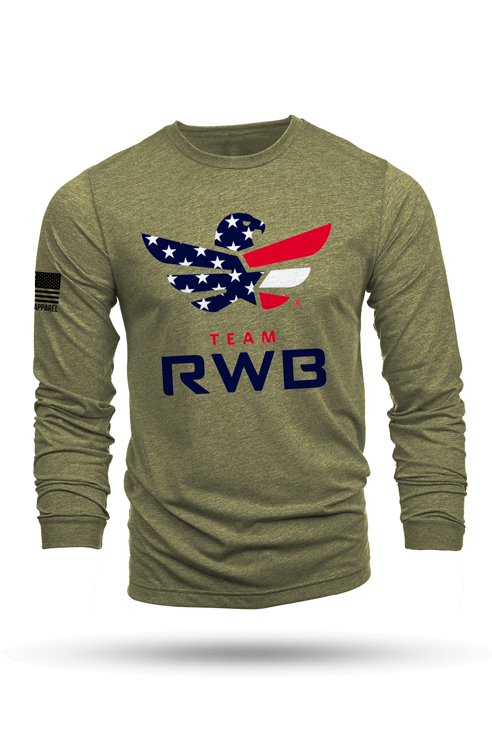 Team RWB Eagle Flag - Long-Sleeve T-Shirt - Nine Line Apparel