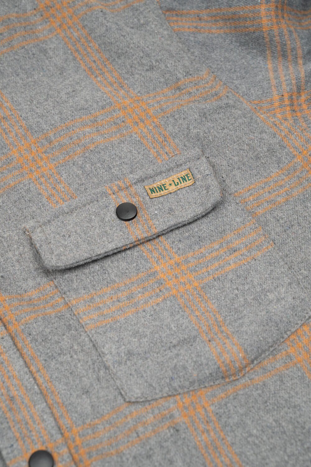 Button-Up Snap Flannel Shirt