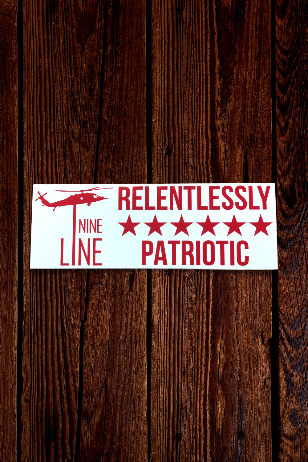 Relentlessly Patriotic - Sticker