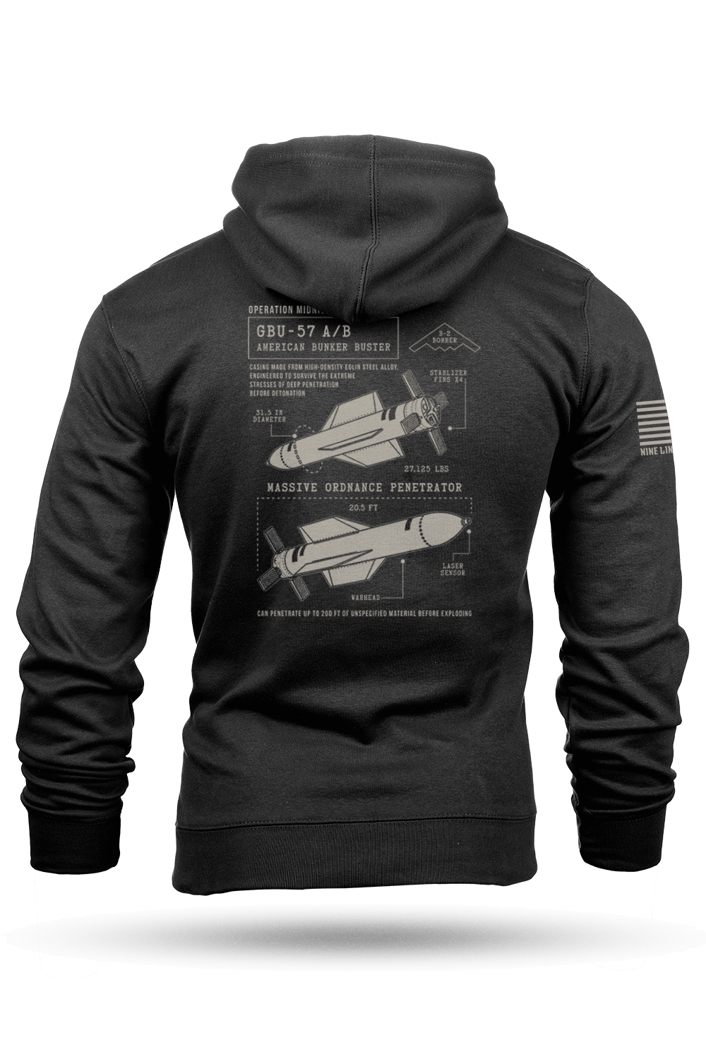 Bunker Buster Schematic - Hoodie