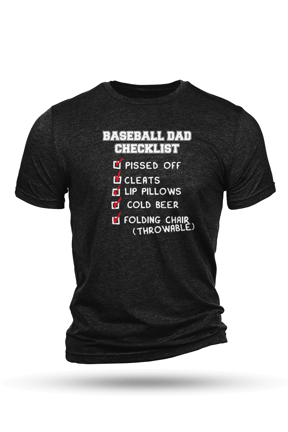 Austin Schultz- Baseball Dad Check List - T-Shirt