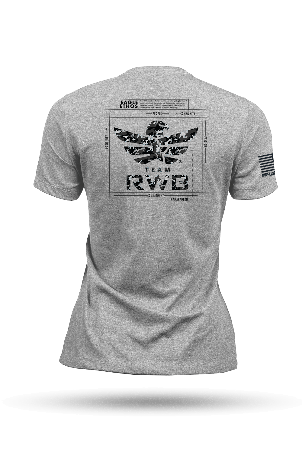 Team RWB Eagle Ethos Schematic - Women's T-Shirt